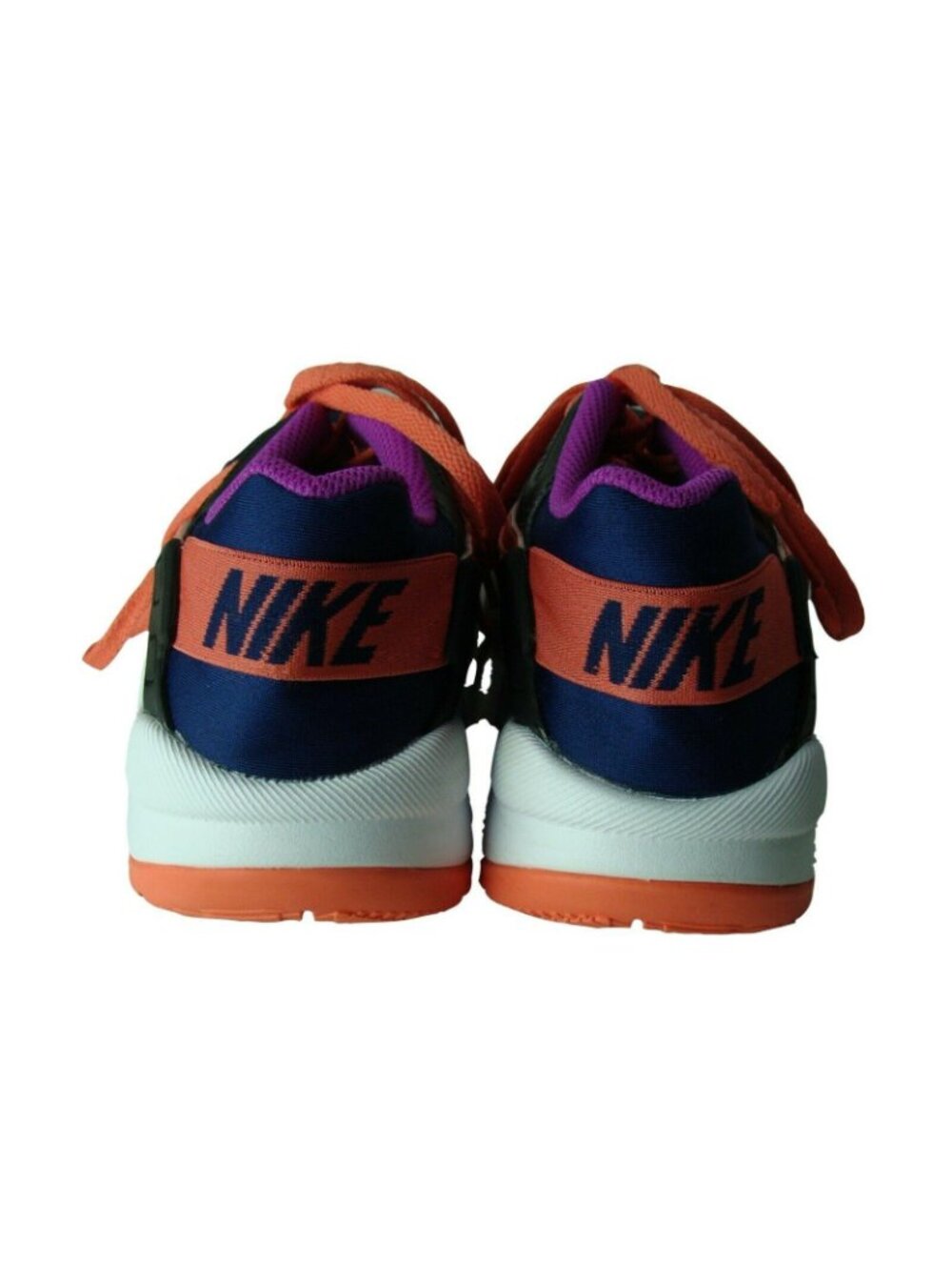 Nike Air Icarus Extra Bold Youth Sneakers Size 5Y Black/Orange - Picture 3 of 7